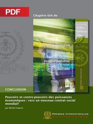 cover image of Pouvoirs et contre-pouvoirs des puissances économiques (Chapitre PDF)
